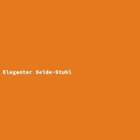 Eleganter Seide-Stuhl