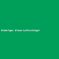 Klebriger Eisen-Luftreiniger