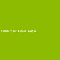 Schmieriger Leinen-Laptop