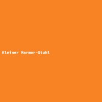 Kleiner Marmor-Stuhl