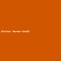 Kleiner Marmor-Stuhl