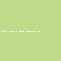 Exorbitante Aluminium-Mütze