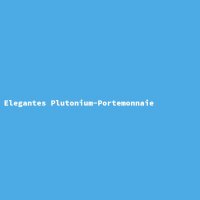 Elegantes Plutonium-Portemonnaie